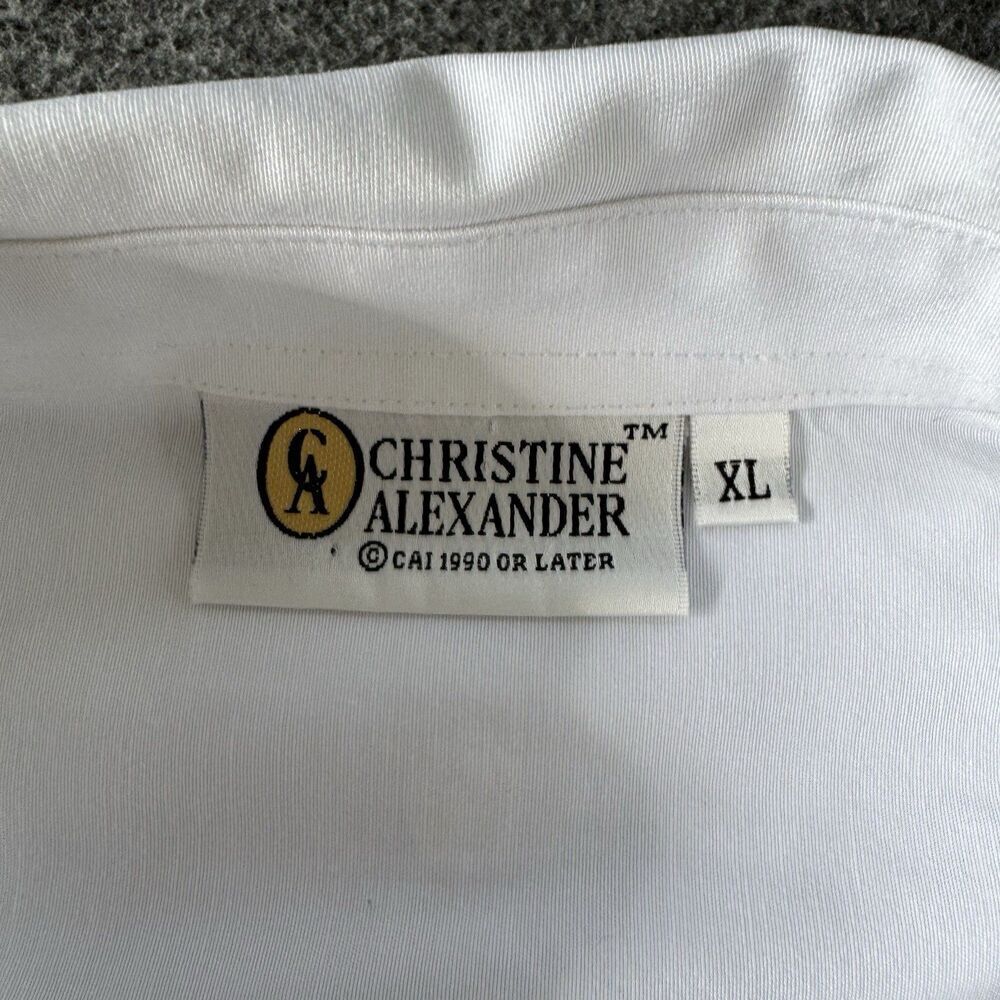 Vintage Christine Alexander Swarovski Crystal Embellished Top Size XL Western - Picture 4 of 13